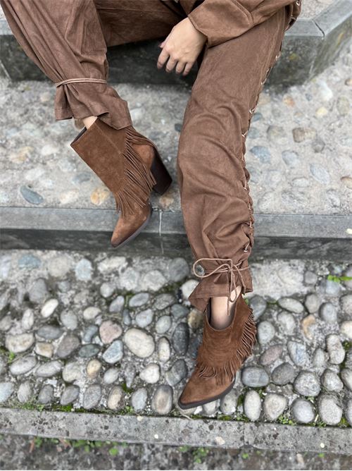 Texano con frange IL LACCIO | GS179639VELOURSIGARO